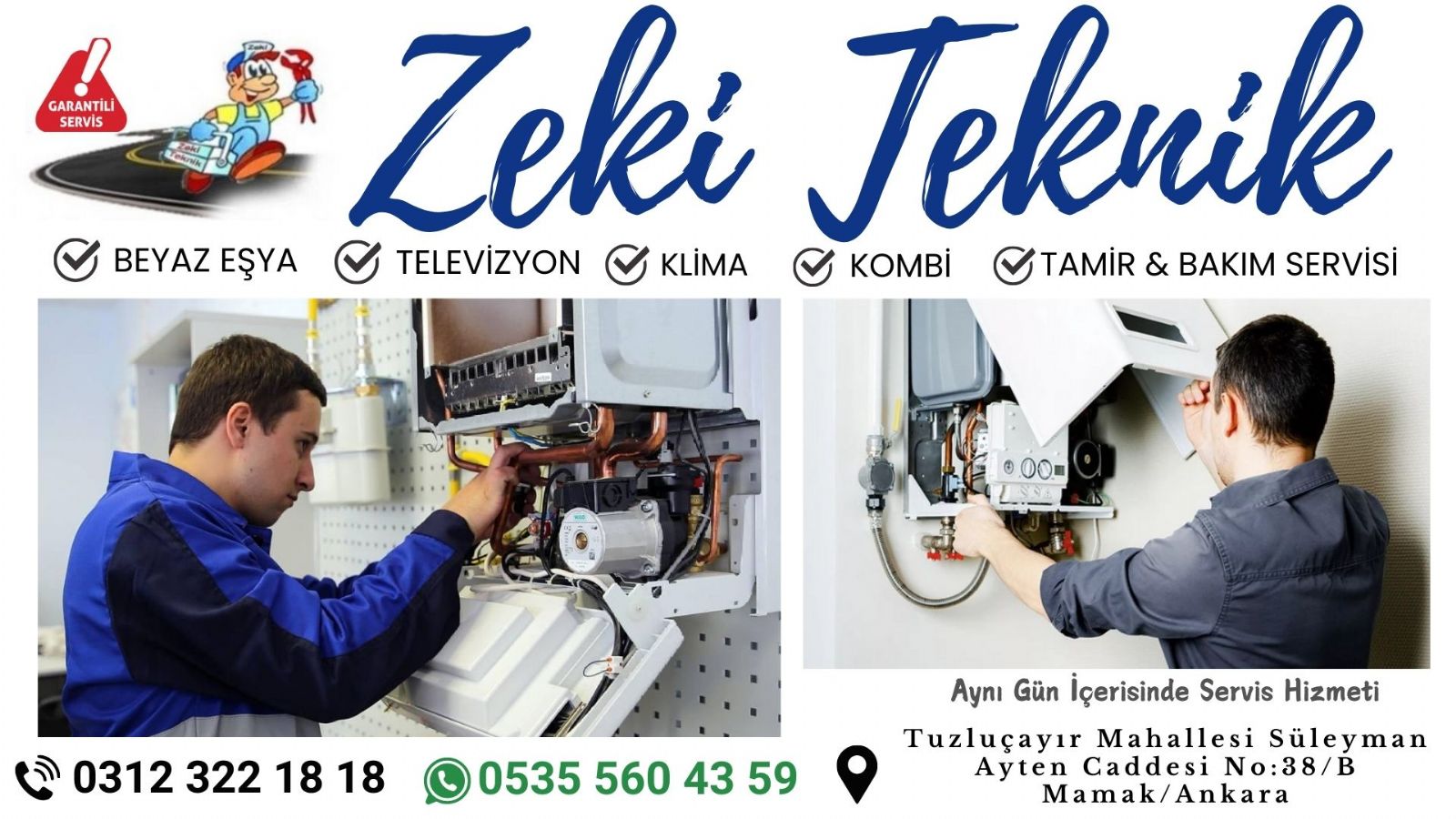 Tuzluçayır Kombi Bakım Ücreti